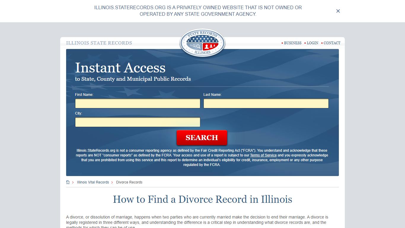 How to Find a Divorce Record in Illinois